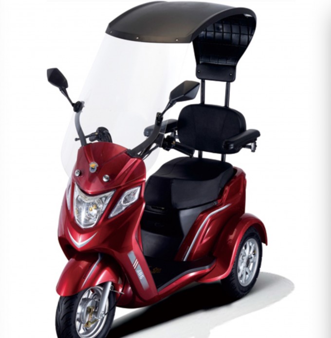 Handicapped Electric Scooter Tricycle for 2 Adults Image1