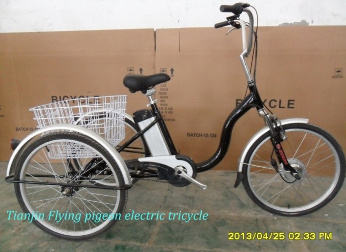 Electric Assist Trike PAS Tricycle Pedelec Adult Tricycle Moped Trike (ETR010) Image1