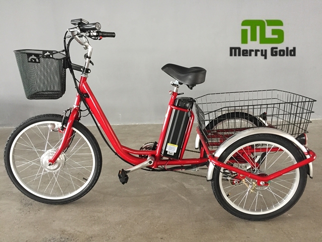 Hot Sale Three Wheel Cargo Basket Electric Trike Image1
