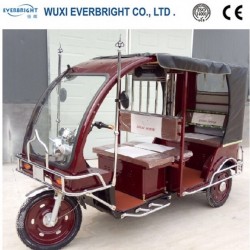 Max Speed 35km/H 60V1000W Drum Brake 3-Wheel Electric Cargo Tricycle