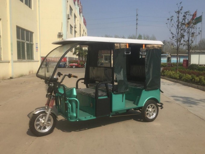 Four Passengers 1000W Three Wheel Electro Tricycle Image1