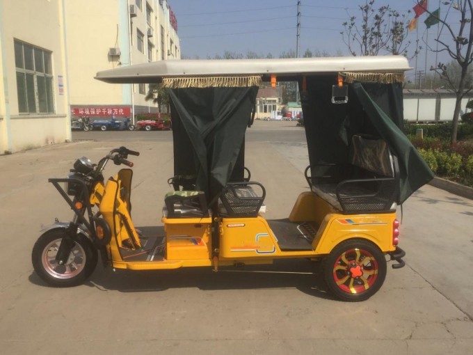 2017 Hot Four Passengers 850W Three Wheel Electro Tricycle Image1
