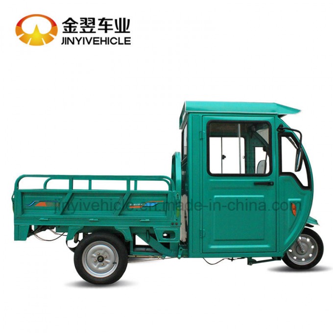 Semi-Closed Electric Cargo Tricycle Image1