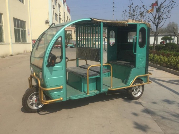 Four Passengers 48V 1000W Three Wheel Electro Tricycle Image1