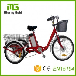 3 Wheels Disabled Tricycle for The Elderly 36V 250W E-Trike with Lithium Battery E -Scooter Made in 