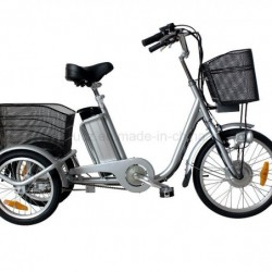 36V 250W E Tricycle Lithium Battery Electric Tricycle Electiric Three Wheeler LED Display for Sale