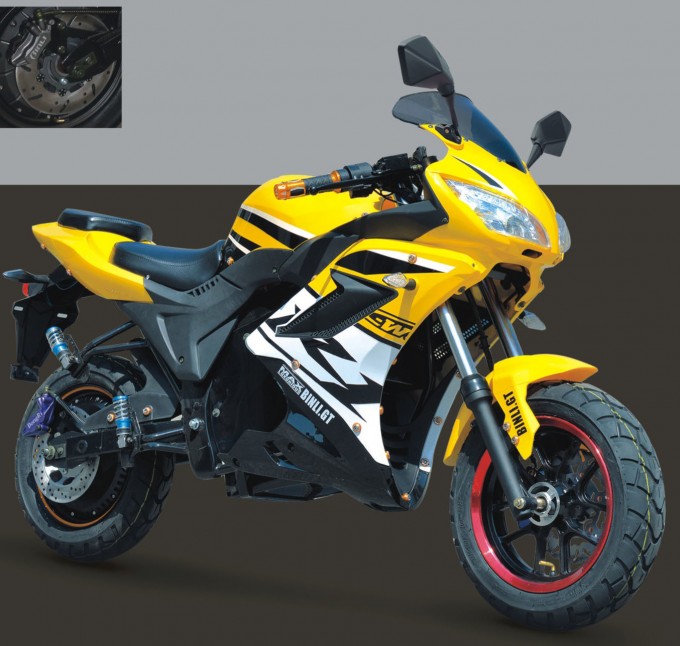 2017 Factory Sales New Street Racing Sports Electric Motorcycle Image1