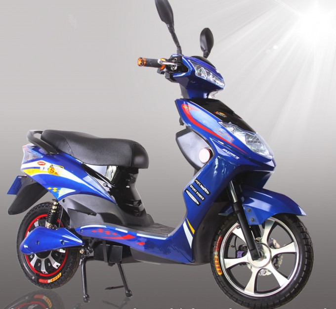Chinese 500W Two Seater Electric Motorcycle Image1