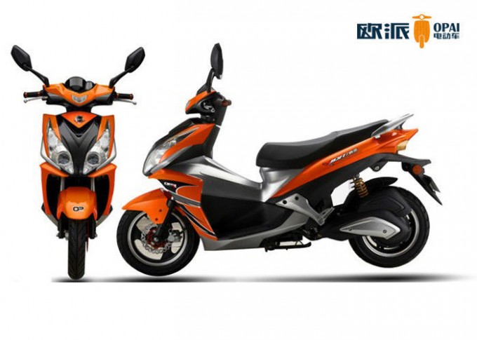 Powerful Electric Motor Scooter Motorcycle with Airbag Shock Absorber Image1