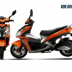Powerful Electric Motor Scooter Motorcycle with Airbag Shock Absorber