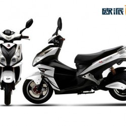 Powerful Electric Motor Scooter Motorcycle with Airbag Shock Absorber