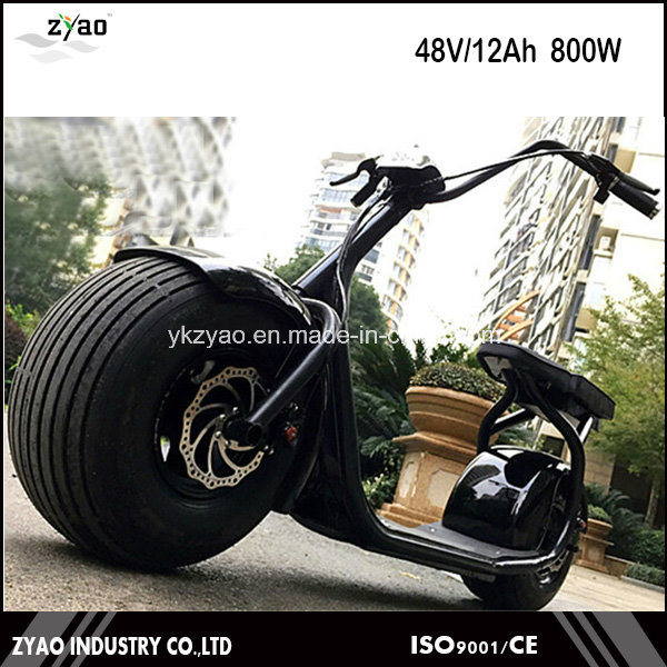 China Cheap Li-ion Battery Fat Tire off Road Stand up 2 Wheel Electric Scooter, Electric Motorcycle  Image1
