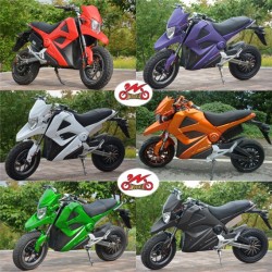 Popular on Road off Road Big Tire Motorcycle Scooter Electric with 3kw