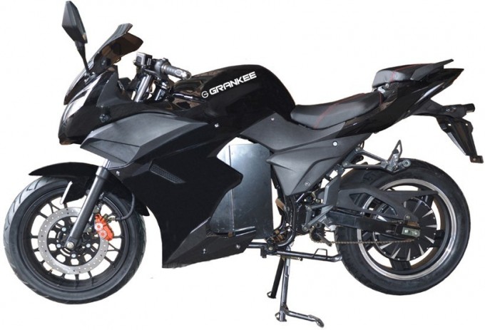 2017 New Street Racing Sports Electric Motorcycle with Pedals Scooter Image1