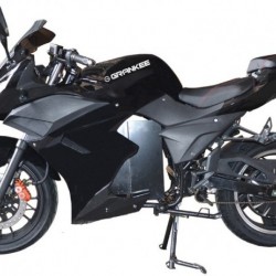 2017 New Street Racing Sports Electric Motorcycle with Pedals Scooter