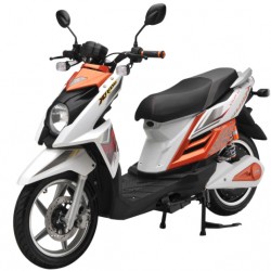 72V1500W Electric Motorcycle with Pedal, Electric Powered Moped for Adult (EM-024)