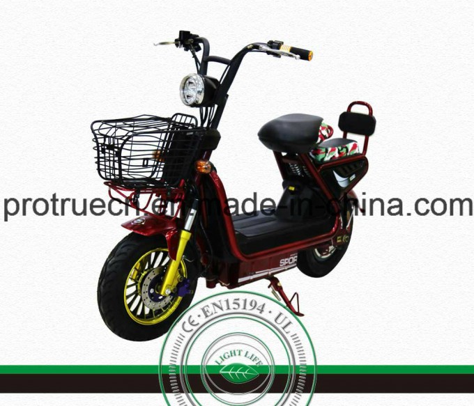 Red Electric Motorcycle Lead-Acid Battery Image1