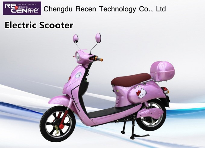 350W Double 110 Drum Brake Electric Scooter/Electric Motorcycle Image1