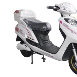48V1000W Cheap Adult Electric Motorcycle with Pedal, Electric Powered Moped with Lead-Acid Battery (