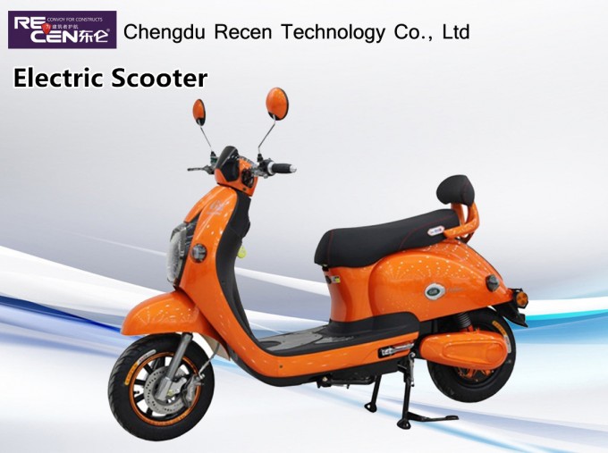 Electric Scooter/Electric Motorcycles with Disc Front Brakes and Rear Drum Brakes Image1