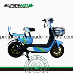 Electric Motorcycle with Front Basket