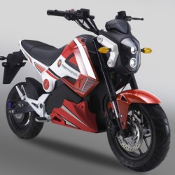 1500W72V Long Range Electric Motorbike, Adult Electric Moped with Silicon Battery (EM-026)