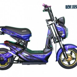 2 Years After-Sale Service Electric Moped Scooter 350W LED Headlight Digital Speedmeter