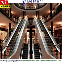 Multiple Parallel Crisscross Escalator for Bank, Department Store and Shopping Center