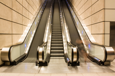 30 Degree 3 Flat Step Public Escalator for Metro Station Image1