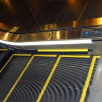 Outdoor Airport Escalator