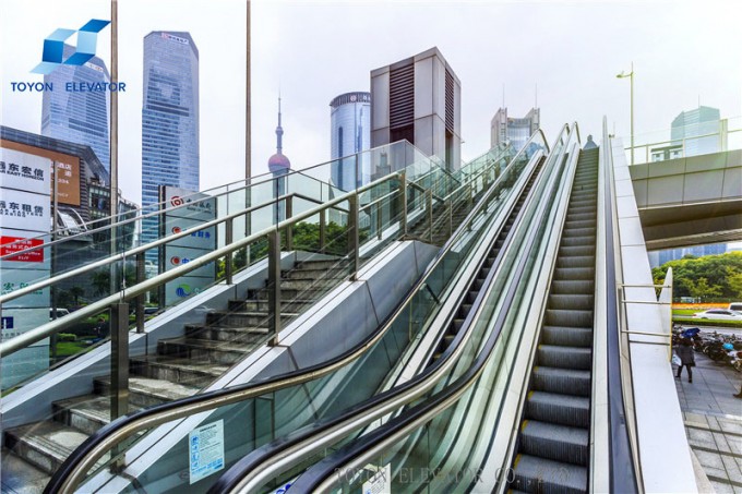 Toyon Outdoor Escalator with 30 Degree 1000mm Step Width Commercial Heavy Duty Vvvf Escalator Image1