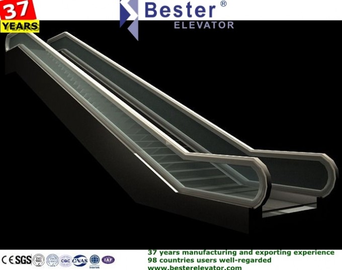 Parallel Escalator with Aluminum/Steel Steps for Metro Station Movie Theater Image1