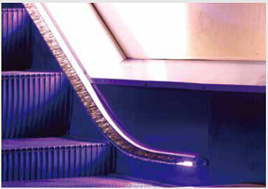 Home Escalator with Brush Lighting Image1