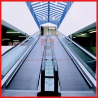 Moving Walk Escalator for Large Passenger Flow