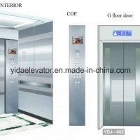 Passenger Elevator with Etching Stainless Steel Car Cabin