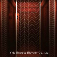 Rose Gold Mirror Stainless Steel Home Elevator