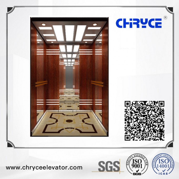 Luxury Decoration Passenger Elevator Lift MRL Image1