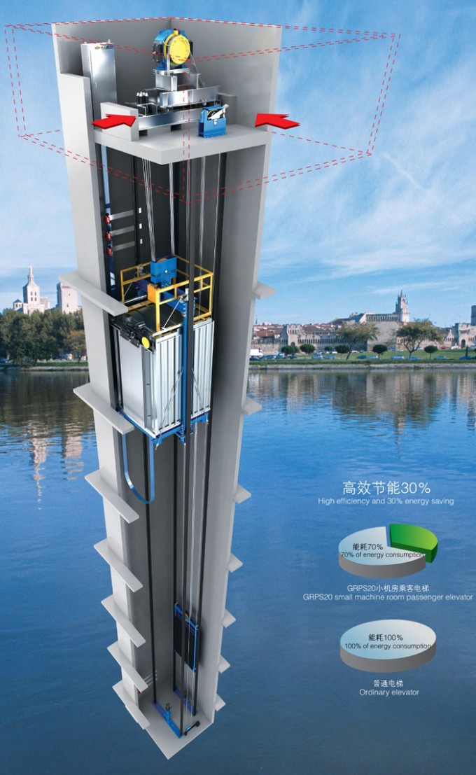 Srh Luxury Decoration VIP Passenger Elevator Grps20 Image1