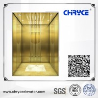 Passenger Lift with Shining Looking Outside