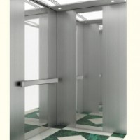 Machine Roomless Home Elevator with Mirror Stainless Steel