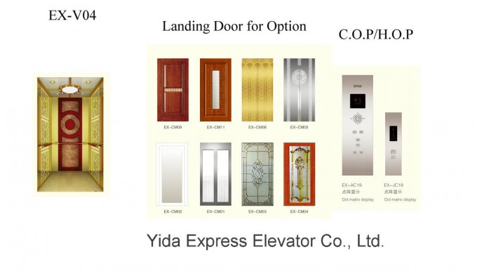 Titanium Gold Mirror Home Elevator Manufacturer Image1