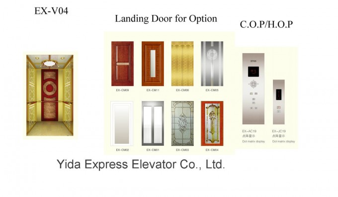 Titanium Gold Mirror Home Elevator with Competitive Price Image1