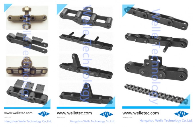 Standard Heavy Duty Curved Drive Chains, DIN8182 DIN8183 ANSI 29.1 Image1