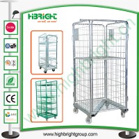 Wire Steel Frame Storage Rolling Cage