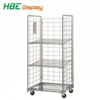 Hot Heavery Duty Nestable Foldable Roll Container/Roll Cage/Roll Trolley