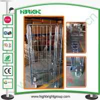 Warehouse Four Sides Logistic Storage Rolling Container