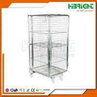 Supermarket Metal Laundry Transportation Trolley