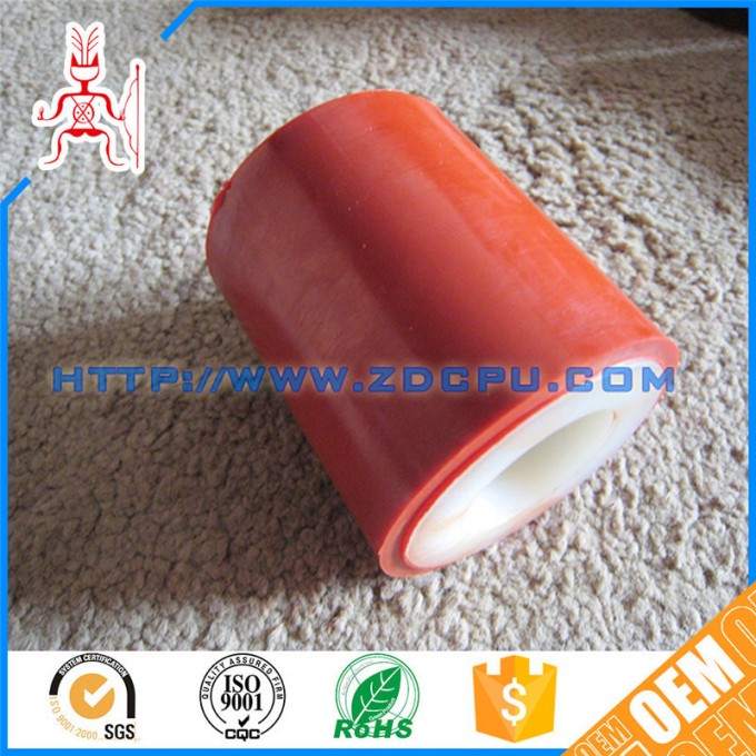 Rubber Coated Roller Plastic Conveyor Belt Tension Sheave Pulley Wheel Image1