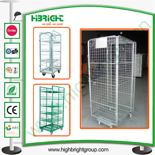 Hand Push Trolley Cart and Roll Container Image1