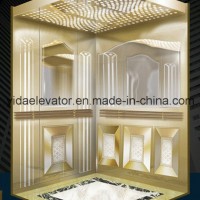 Home Elevator with Hairline Stainless Steel Machine Roomless (JQ-B018)